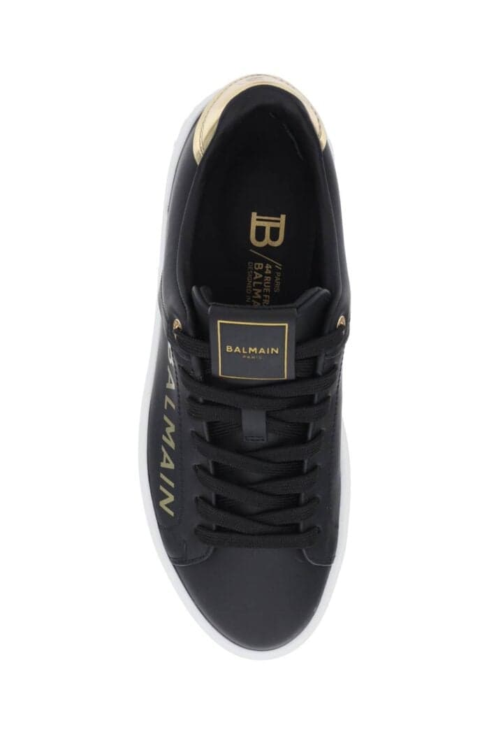 Balmain Leather B-court Sneakers