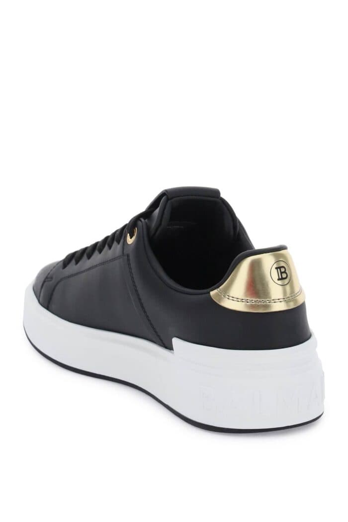 Balmain Leather B-court Sneakers