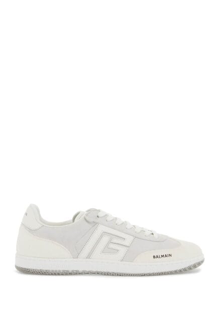 BALMAIN Leather Swan Sneakers For