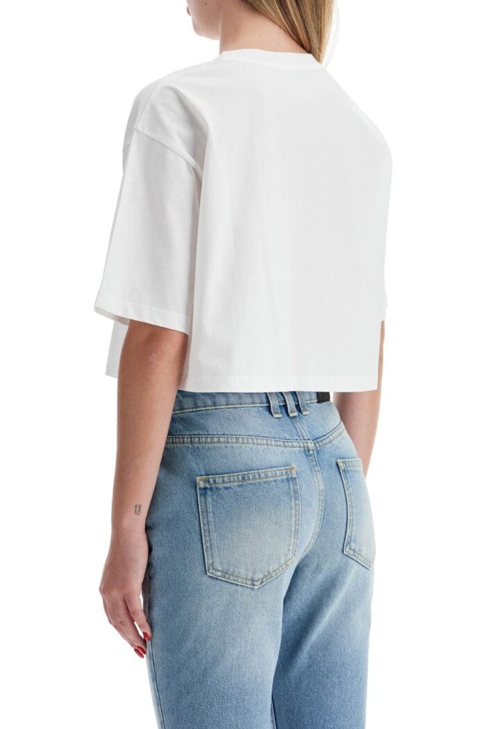BALMAIN Logo Print Boxy T-shirt