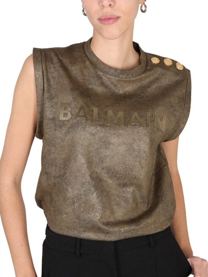 Balmain LOGO PRINT T-SHIRT