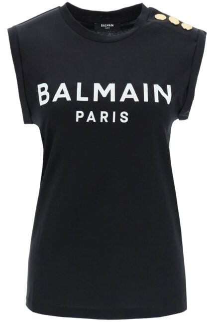 Balmain Logo Top With Embossed Buttons