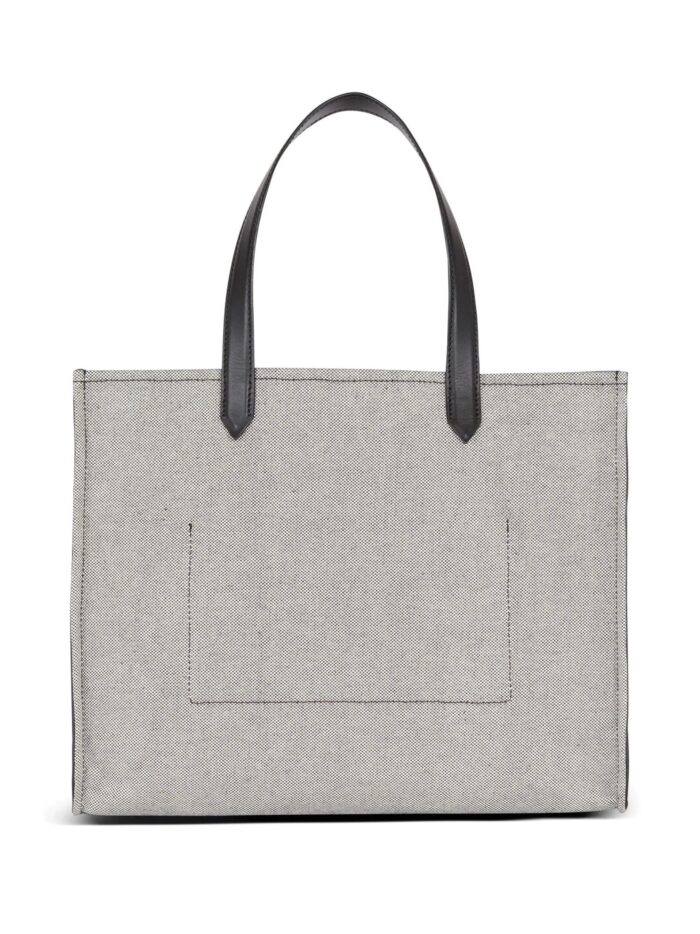 BALMAIN Medium B-army Canvas Tote Bag