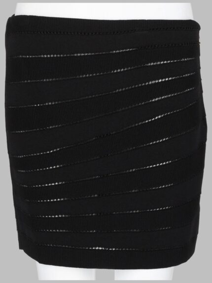 Balmain MINI GONNA IN MAGLIA FLECHAGE