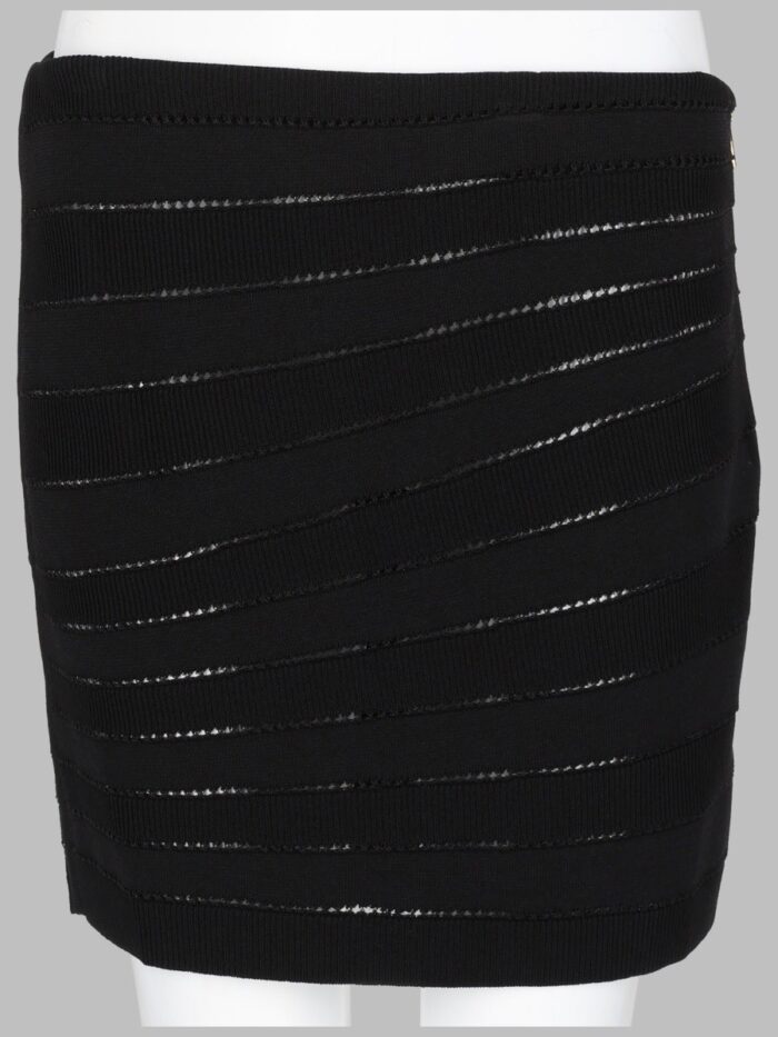Balmain MINI GONNA IN MAGLIA FLECHAGE