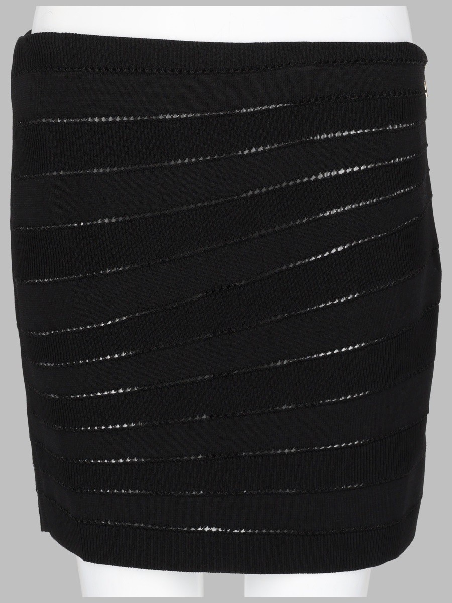 Balmain MINI GONNA IN MAGLIA FLECHAGE