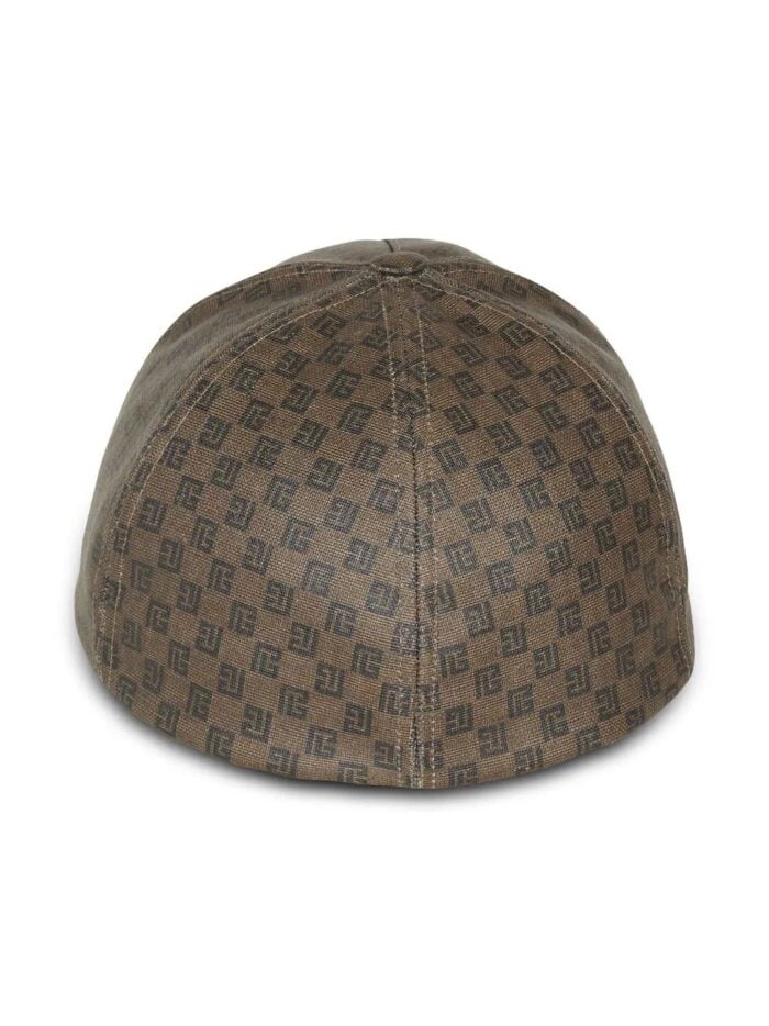 BALMAIN Mini Mng Coated Canvas Cap