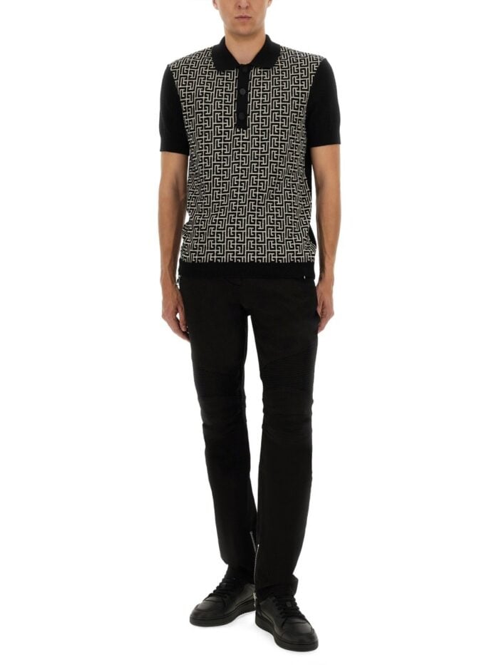 Balmain MONOGRAM POLO