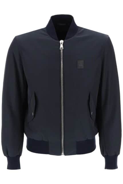 BALMAIN Nylon Pb Bomber Jacket