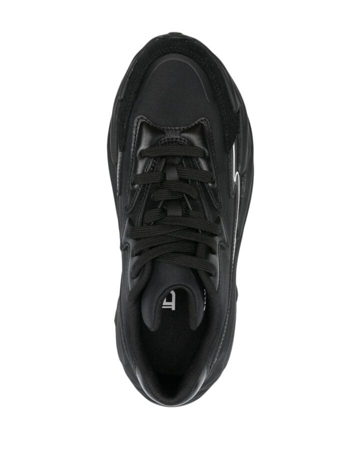 BALMAIN Run Row Leather Sneakers