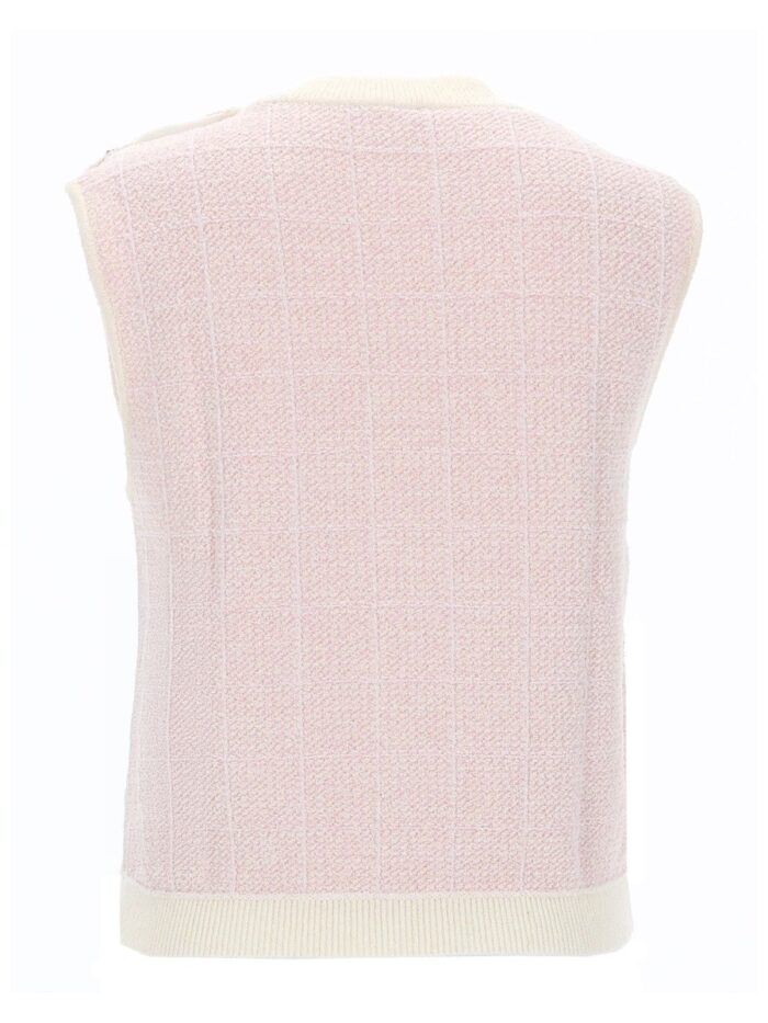 Balmain SLEEVELESS TOP WITH JEWEL BUTTONS