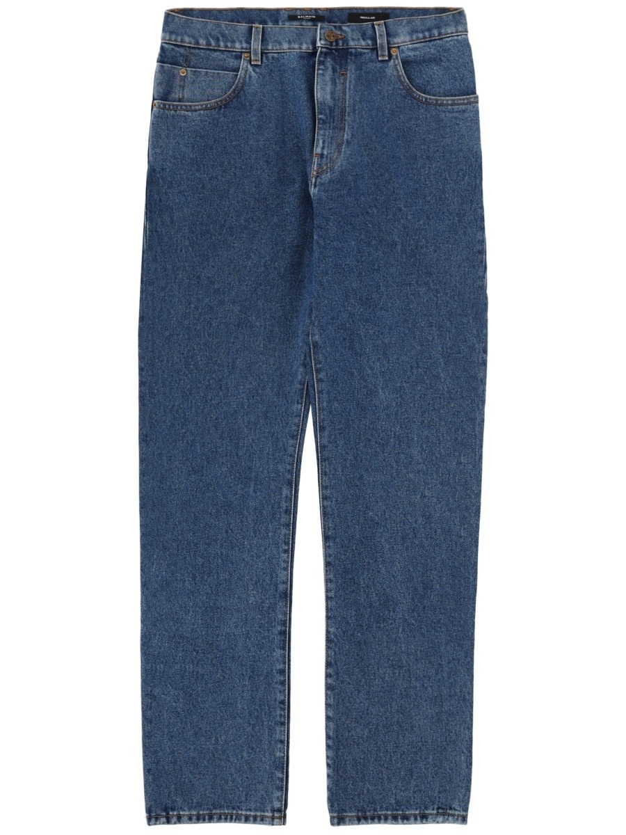 Balmain STRAIGHT DENIM JEANS