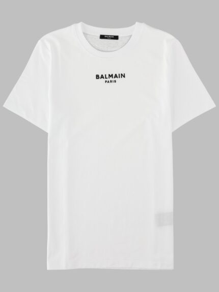 Balmain T-SHIRT CON LOGO RICAMATO