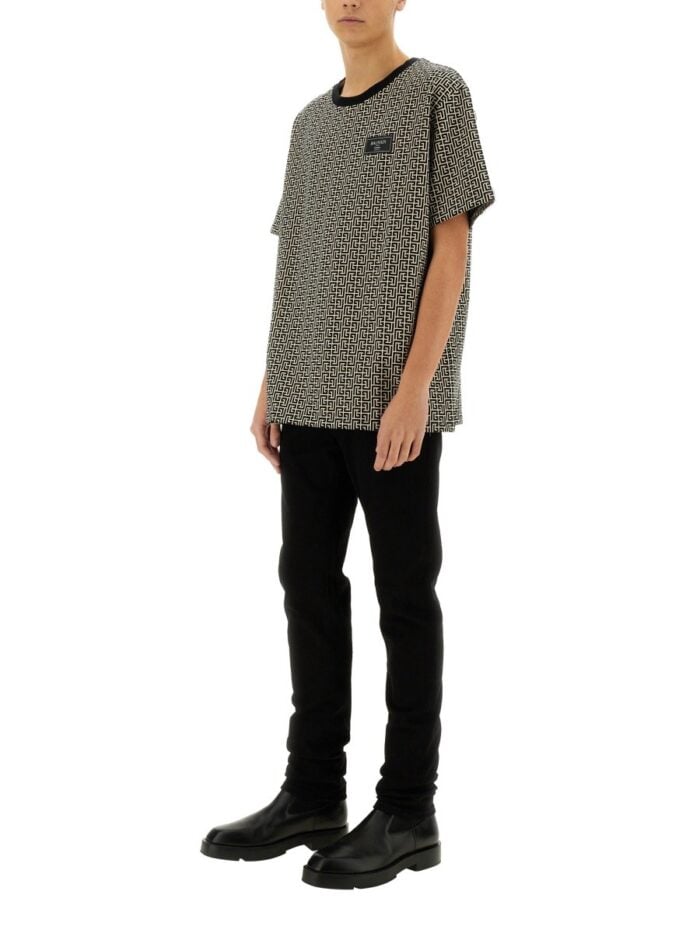 Balmain T-SHIRT WITH MONOGRAM