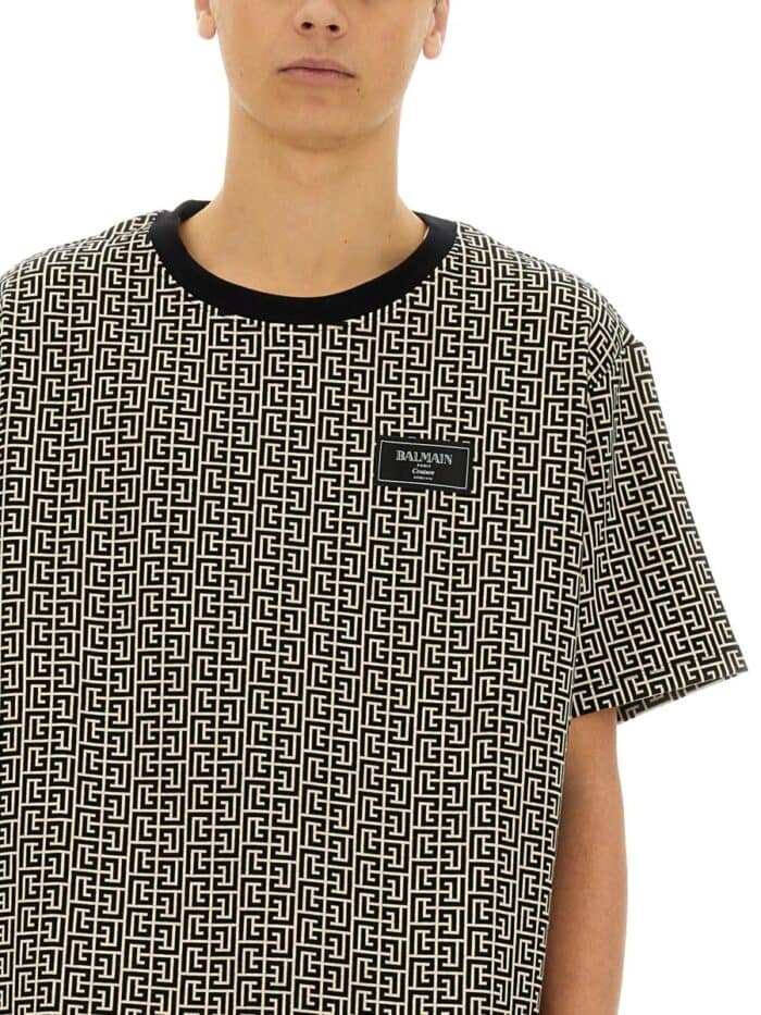 Balmain T-SHIRT WITH MONOGRAM