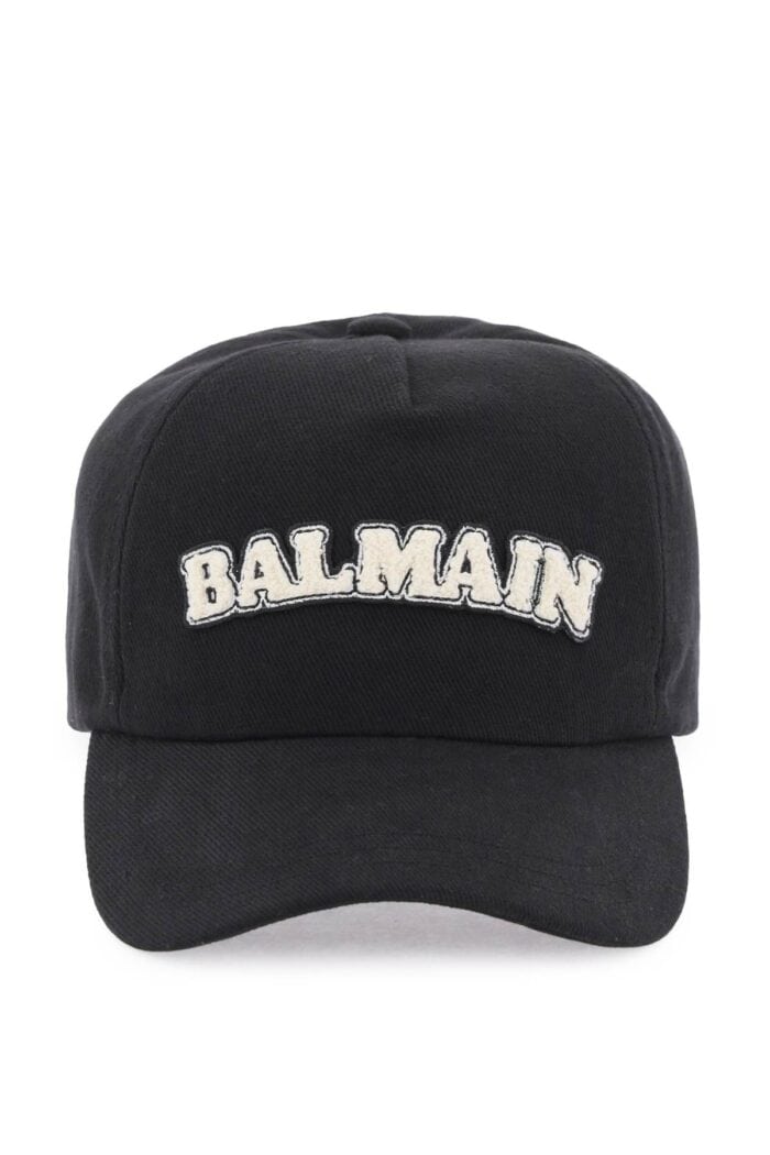 Balmain Terry Logo Baseball Cap