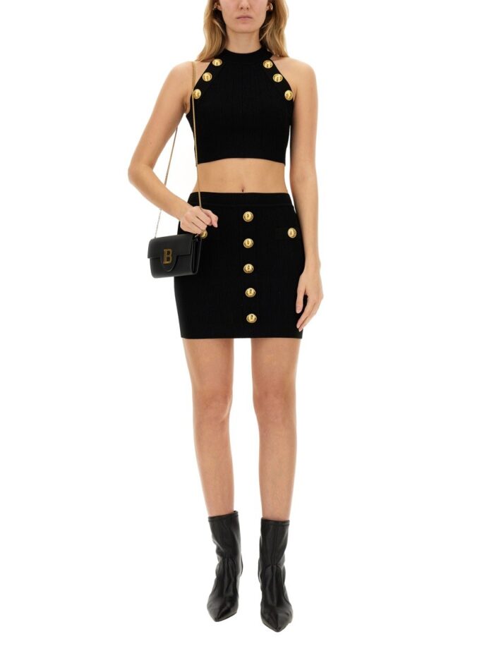 Balmain TOP WITH BUTTONS