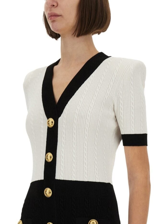Balmain TWO-TONE "BODYCON" DRESS