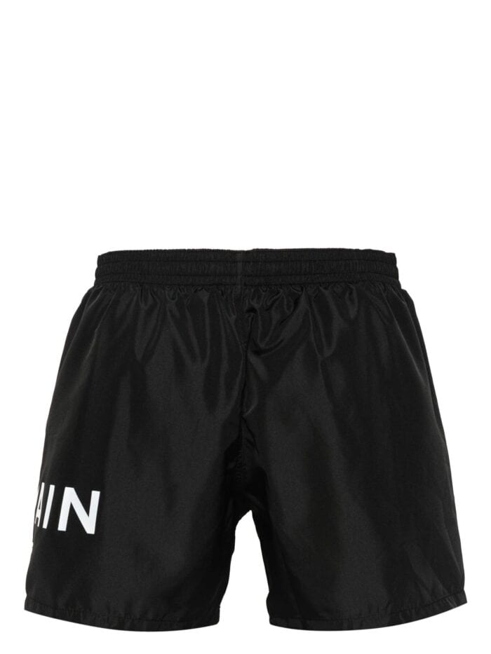 BALMAIN UNDERWEAR Logo-print Swim Shorts