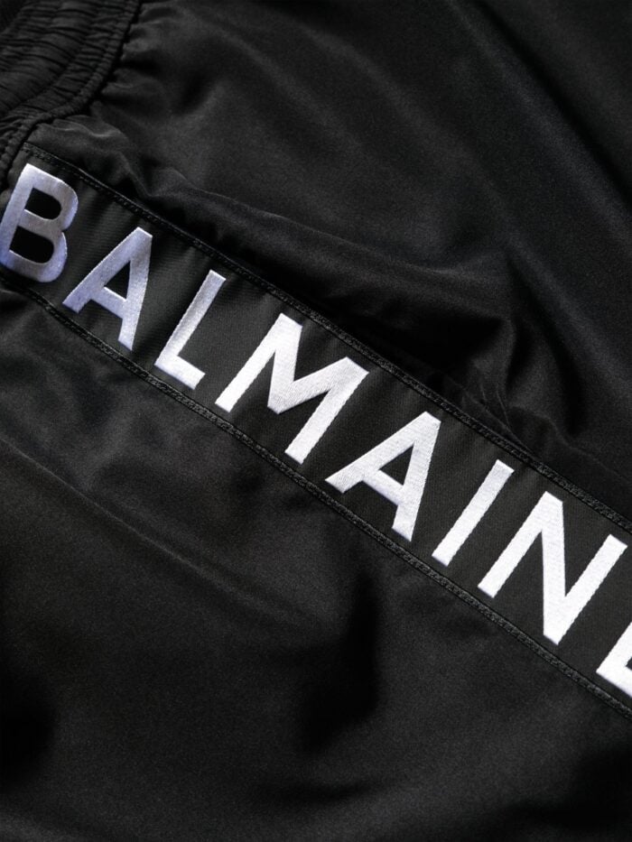 BALMAIN UNDERWEAR Logo-print Swim Shorts