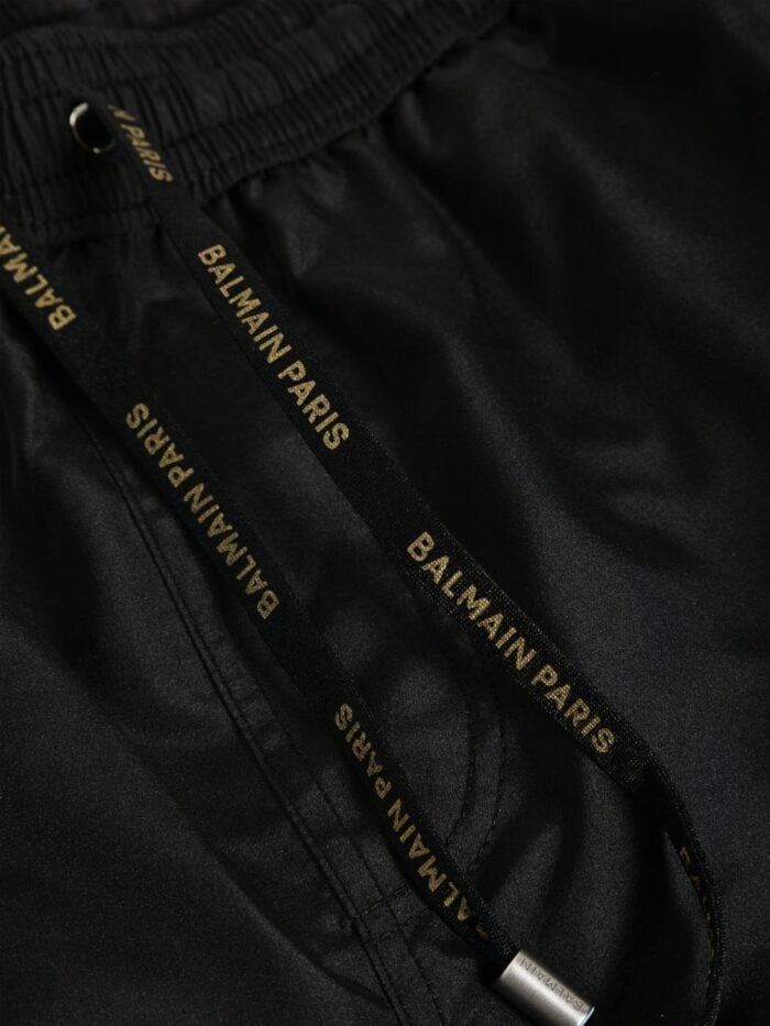 BALMAIN UNDERWEAR Logo-print Swim Shorts