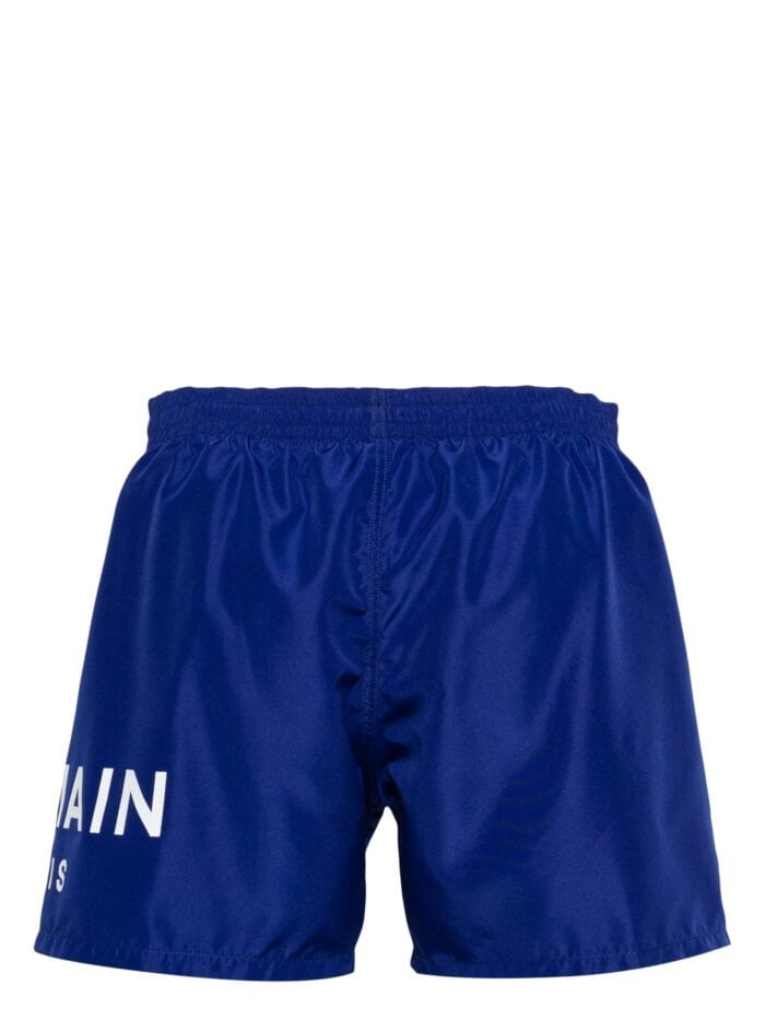 BALMAIN UNDERWEAR Logo-print Swim Shorts