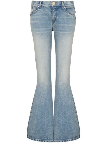 BALMAIN Western Low-rise Bootcut Jeans