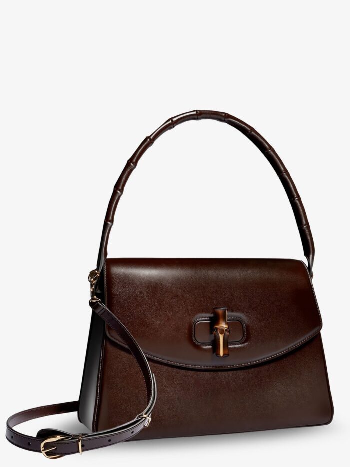 Gucci Bamboo Vendetta Leather Handbag