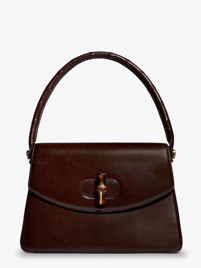 gucci bamboo vendetta leather handbag Gucci Bamboo Vendetta Leather Handbag