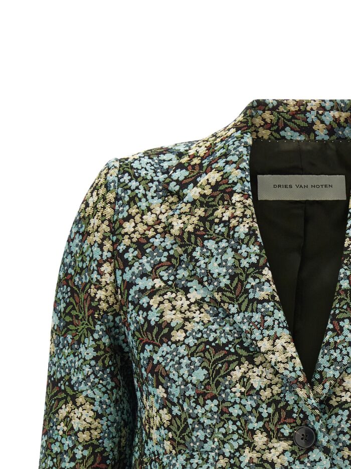 Dries Van Noten 'Bamis' Floral Jacquard Blazer