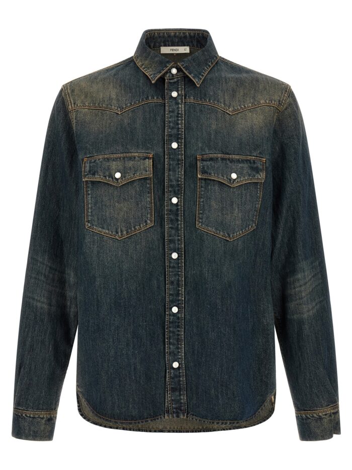 fendi bananatex® denim shirt Fendi Bananatex® Denim Shirt
