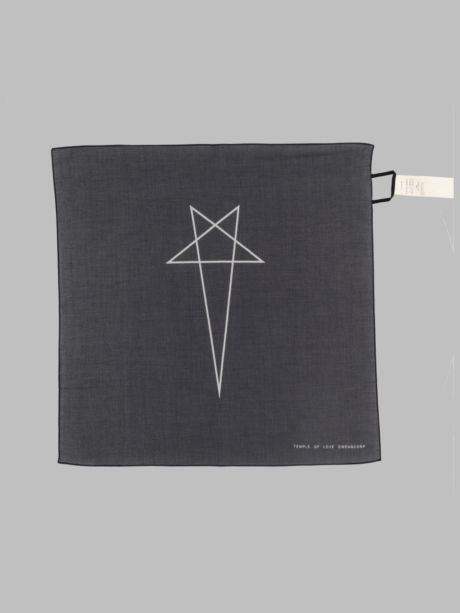 RICK OWENS DRKSHDW BANDANA CON STAMPA
