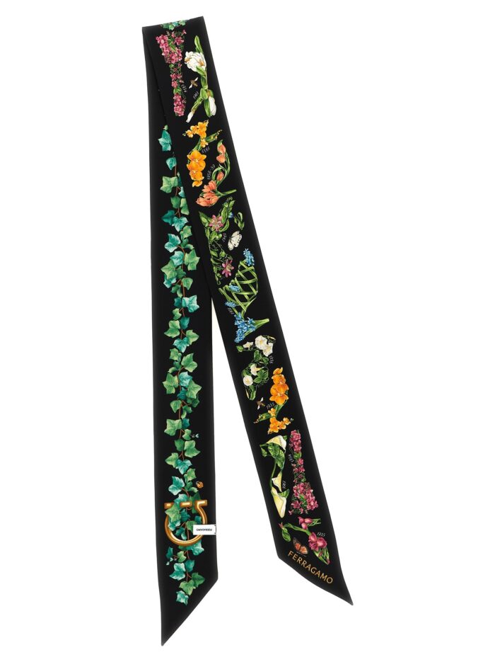 ferragamo bandeau 'eden shoes' print Ferragamo Bandeau 'Eden Shoes' Print