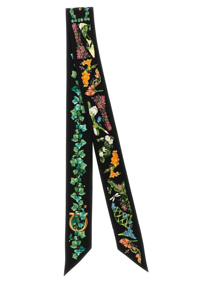 Ferragamo Bandeau 'Eden Shoes' Print