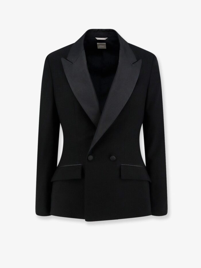 Dior Bar Virgin Wool Tuxedo Blazer