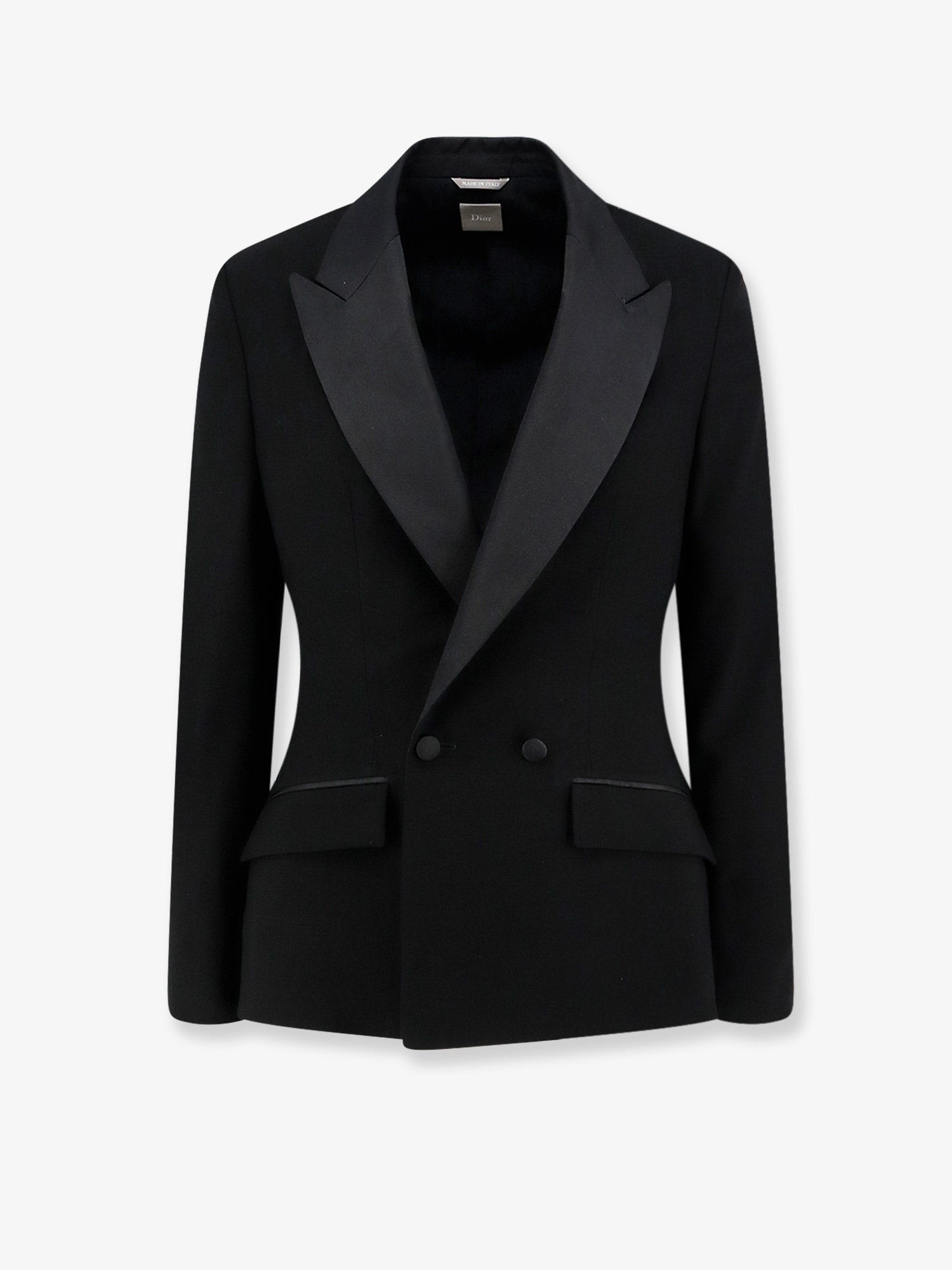 Dior Bar Virgin Wool Tuxedo Blazer
