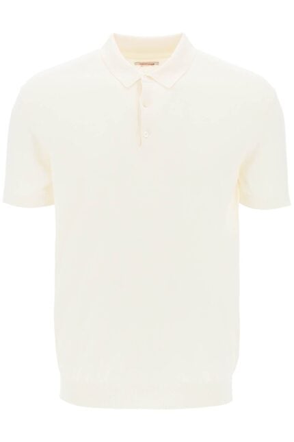 BARACUTA Short-sleeved Cotton Polo Shirt For