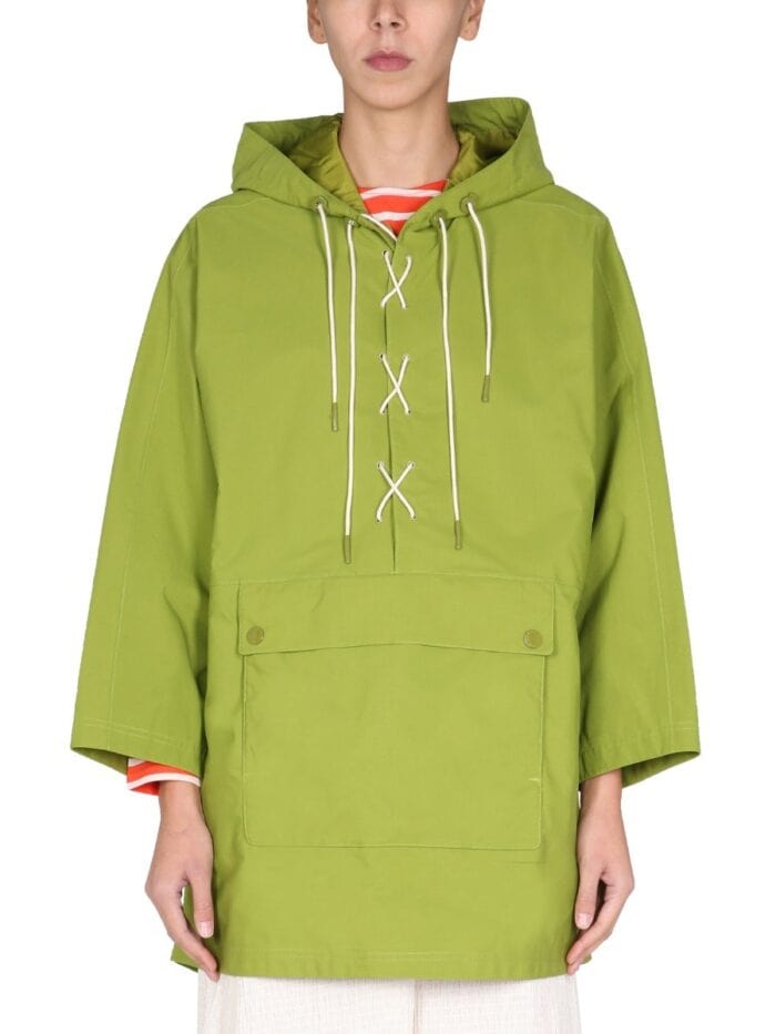 BARBOUR BY ALEXACHUNG "TONAL PIP" PARKA