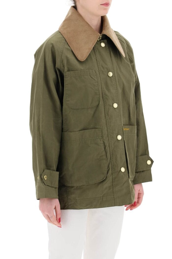 BARBOUR Double-breasted Trench Coat For