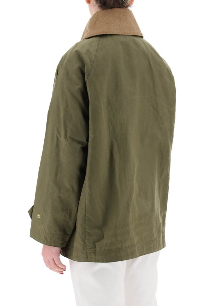 BARBOUR Double-breasted Trench Coat For