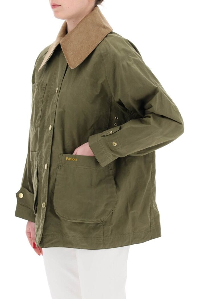 BARBOUR Double-breasted Trench Coat For