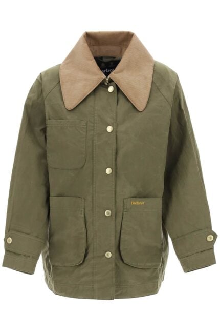 BARBOUR Double-breasted Trench Coat For