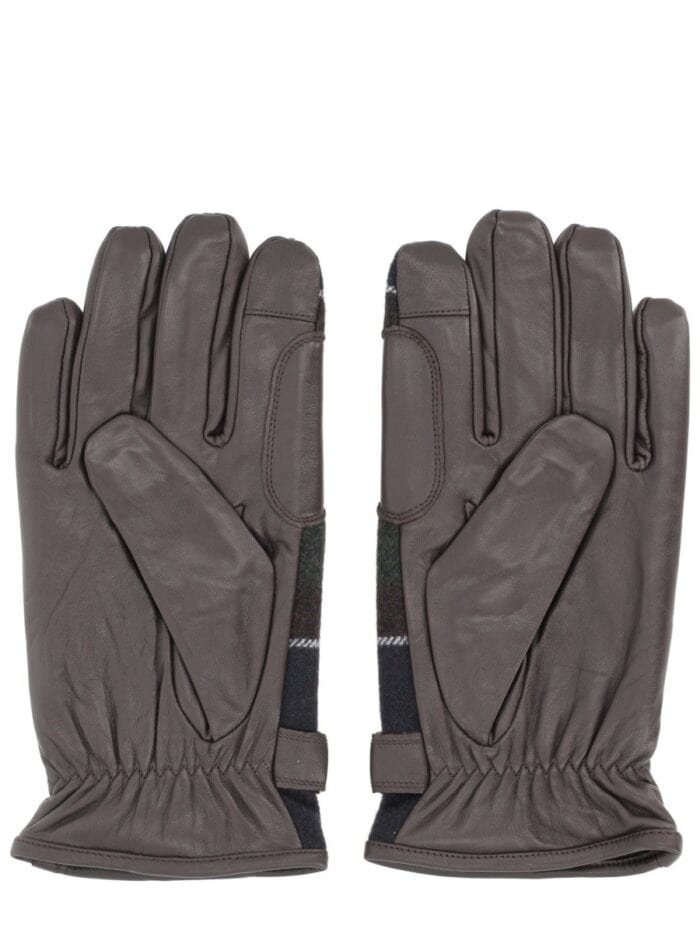 BARBOUR GLOVES WITH TARTAN PATTERN