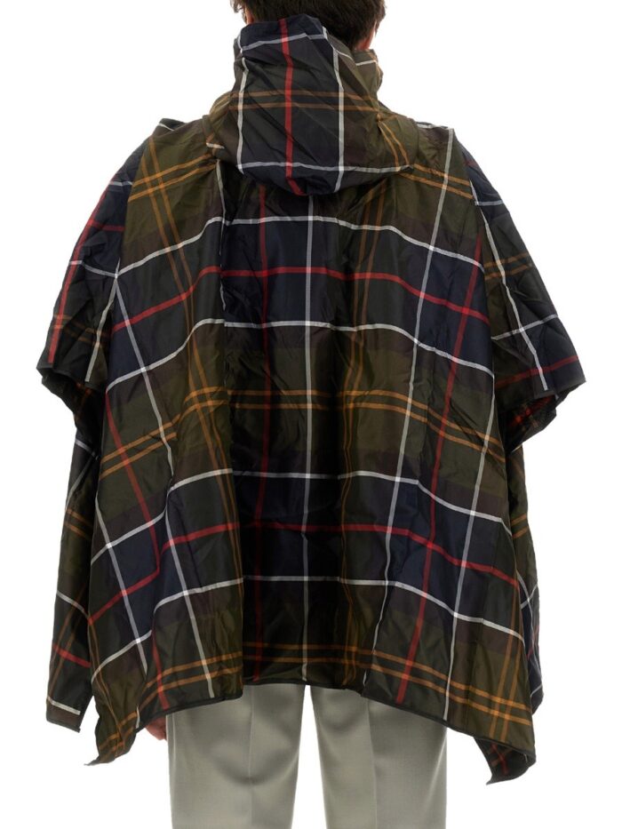 BARBOUR PONCHO CON MOTIVO TARTAN