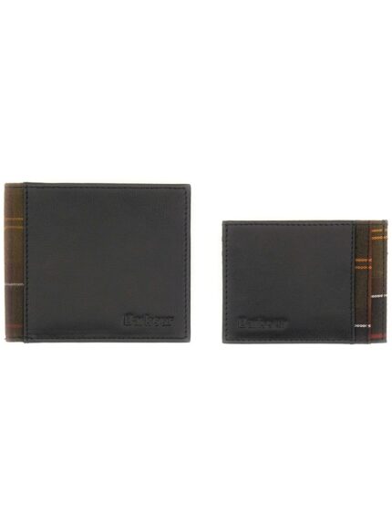 BARBOUR SET WITH WALLET AND CARD HOLDER