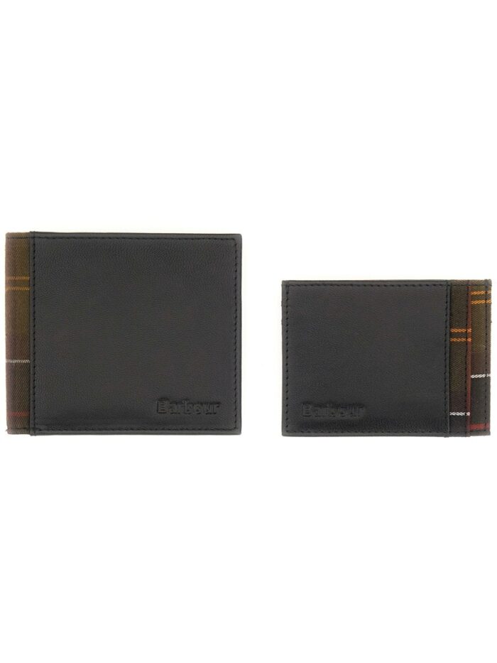 BARBOUR SET WITH WALLET AND CARD HOLDER