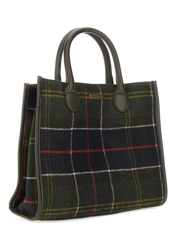 BARBOUR TARTAN "BARRHILL" TOTE BAG