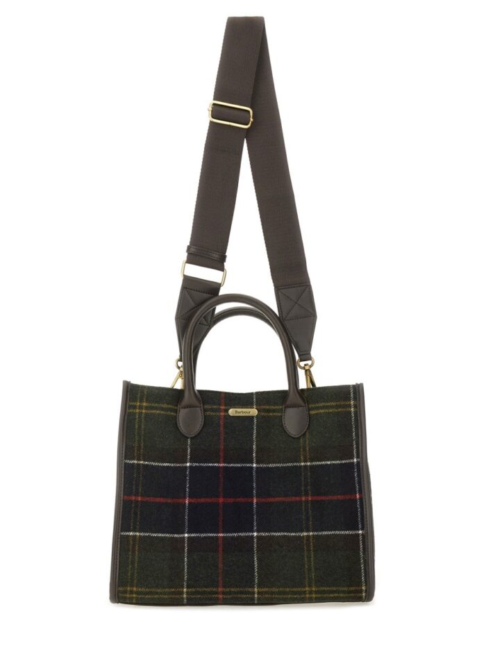 BARBOUR TARTAN "BARRHILL" TOTE BAG