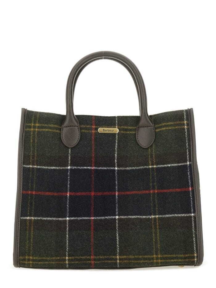BARBOUR TARTAN "BARRHILL" TOTE BAG