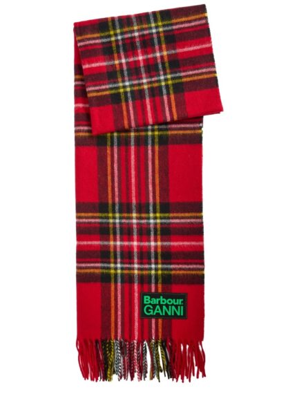 BARBOUR X GANNI BARBOUR TARTAN SCARF X GANNI